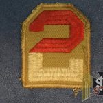 US 2nd army on khaki WW2 era patch