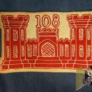 US 108th engineers guidon flag patch