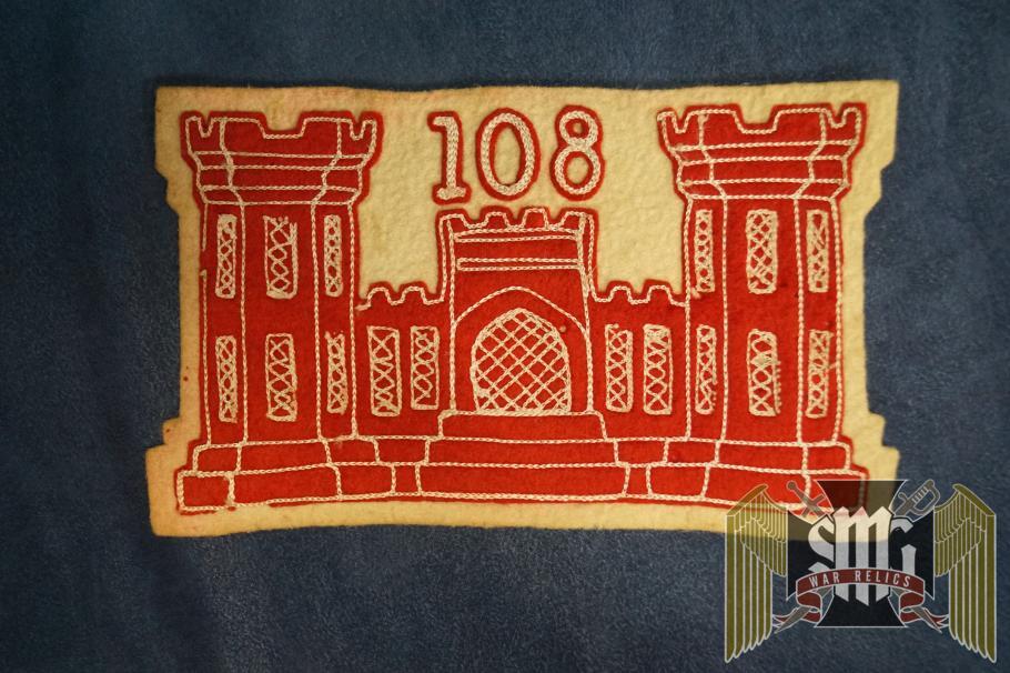 US 108th engineers guidon flag patch