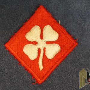 US 4th army class patch cut edge