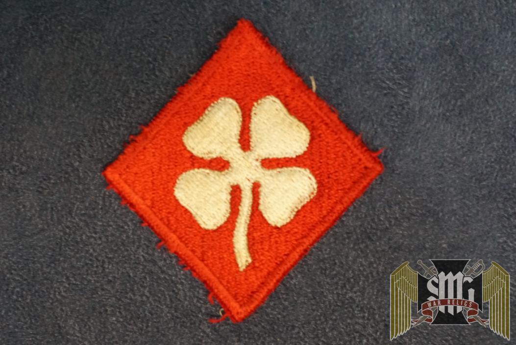 US 4th army class patch cut edge