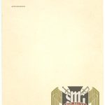 Adolf Hitler Berlin Chancellery Stationary