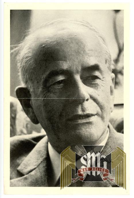 Albert Speer Signed Letter and Photo w/extras
