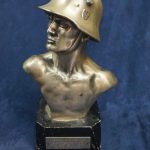 Bronze Bust Of heer Soldier