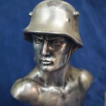 Bronze Bust Of heer Soldier