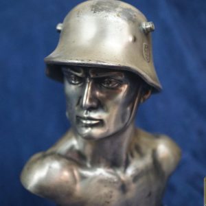 Bronze Bust Of heer Soldier