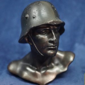 Bronze Bust Of heer Soldier