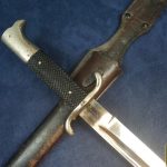 Firemans bayonet with brown Frog