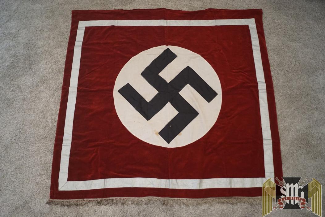 Rare High Leader Velvet Podium Banner 50x51"