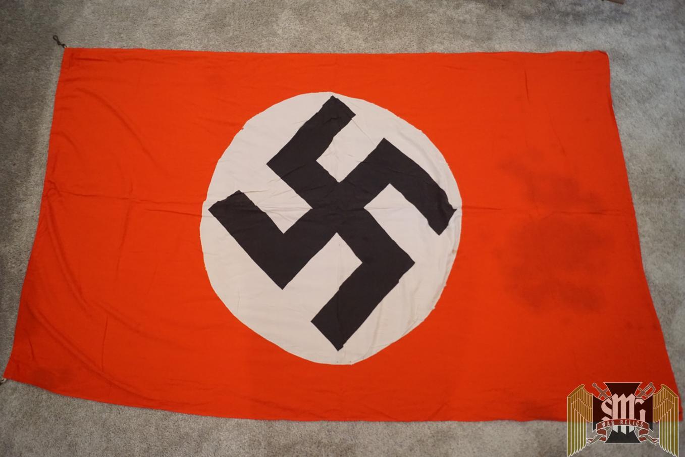 NSDAP Banner With Hooks 88x56"