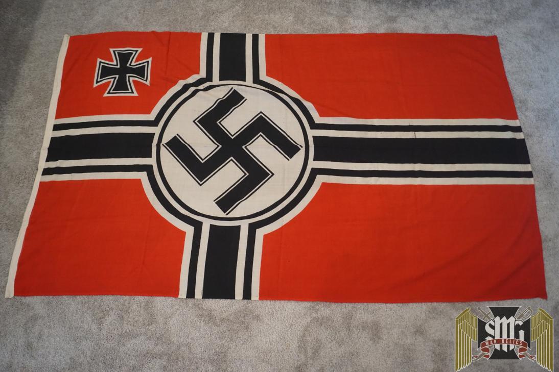 Kriegsflagge KM stamped w/ maker tag