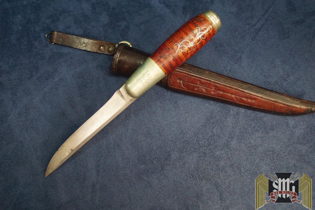 General Kurt Bingler Gift Finnish Skinning knife