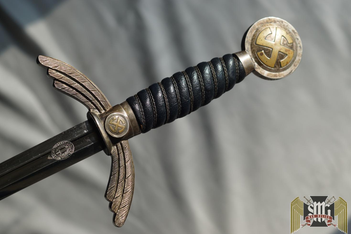 Early Nickel Luftwaffe Sword by Weyersberg