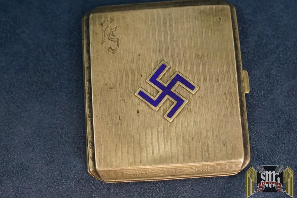 Silver Cigarette case gifted to Wife