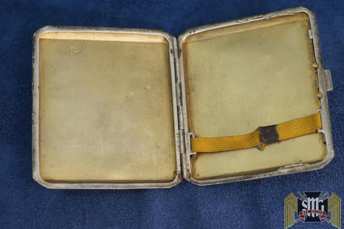 Silver Cigarette case gifted to Wife