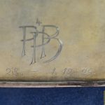Silver Cigarette case gifted to Prussian Pioneer Officer