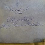 Silver Cigarette case gifted to Prussian Pioneer Officer