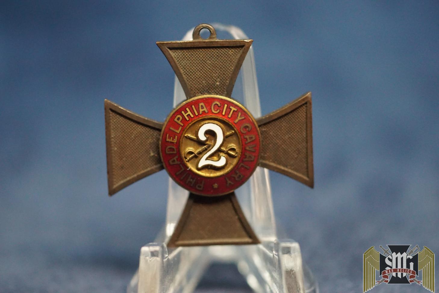 Pennsylvania. Second Troop, Phil City Cavalry Medal