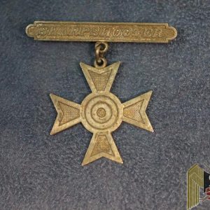 US sharp shooter medal 1912 for Fred L. Larson