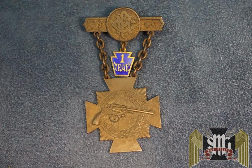 Pennsylvania National Guard Shooting medal 1904