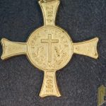 Vatican mentana cross 1867 In Nickel