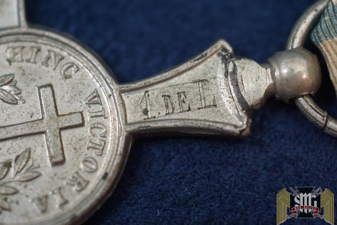 Vatican mentana cross 1867 In Nickel