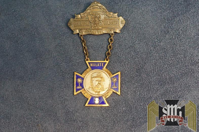 Span Am/ Philippine war PA Volunteer MALATE Medal