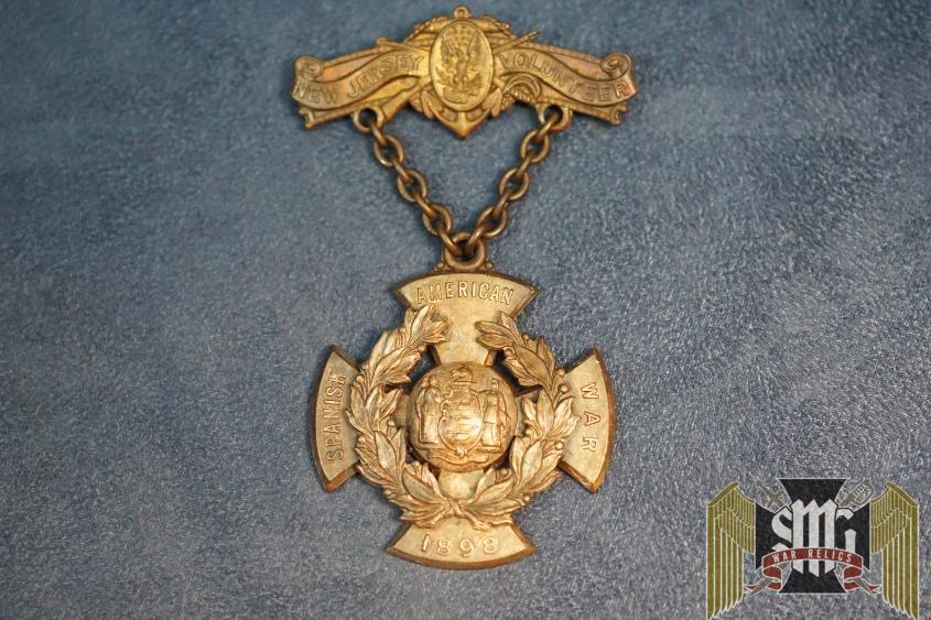 New Jersey Volunteer Medal for Spanish American War of 1898