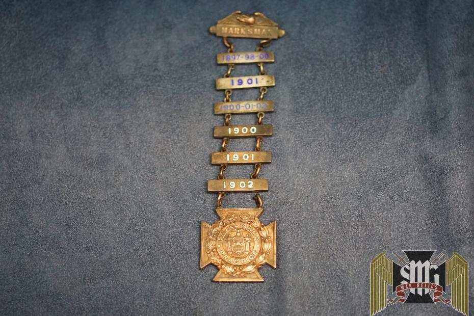 SMGO-0925 New York State Marksman medal bt Tiffany & Co