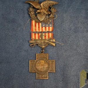 Spanish American War Veteran medal Numbered