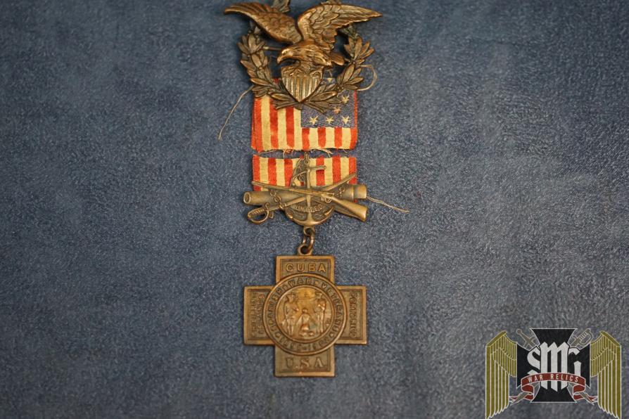 Spanish American War Veteran medal Numbered
