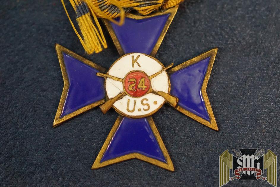 US Mexican Border Service Medal 1916 24th Infantry Buffalo Soldier