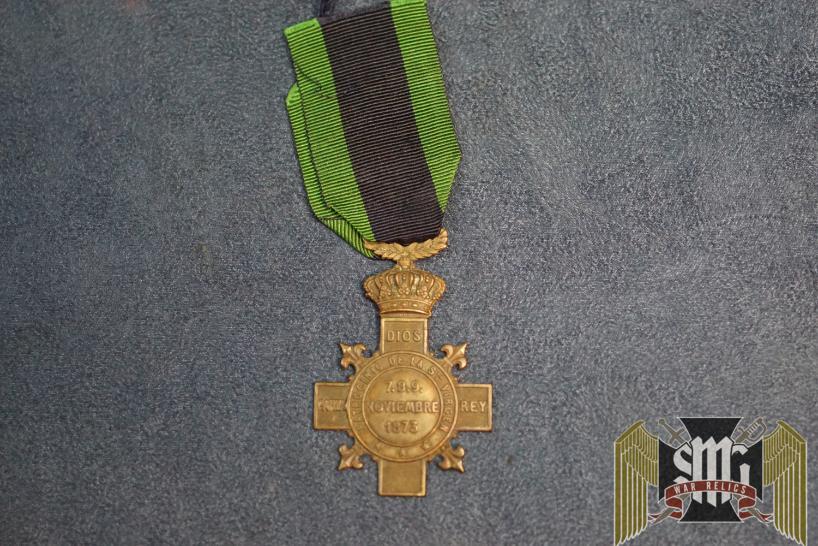 Spain battle of Montejurra 1873 medal