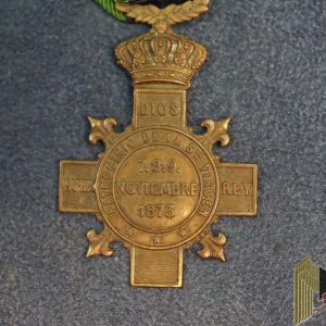 Spain battle of Montejurra 1873 medal