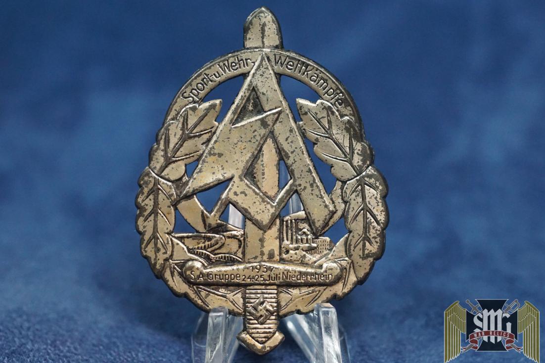 1937 SA Gruppe Niederrhein Sports & Defense Sport Championships Tinnie