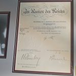 Promotion Document with Authentic Hitler Signature