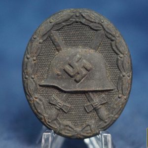 Maker Marked 65 Black Wound badge by Klein & Quenzer