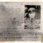Czechoslovakian SS Gestapo (Sipo-SD) allied “wanted” Card Leo Ehrensberger