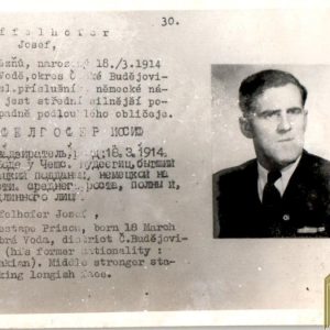 Czechoslovakian SS Gestapo (Sipo-SD) allied “wanted” Josef Schaffelhofer
