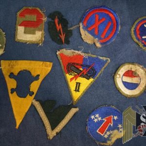 mixed lot of damaged patches