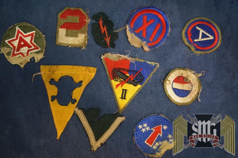 mixed lot of damaged patches