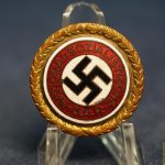 NSDAP Golden Party Badge 1938 A.H. presentation