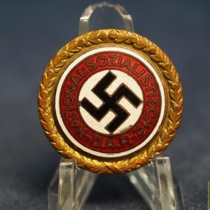 NSDAP Golden Party Badge 1938 A.H. presentation