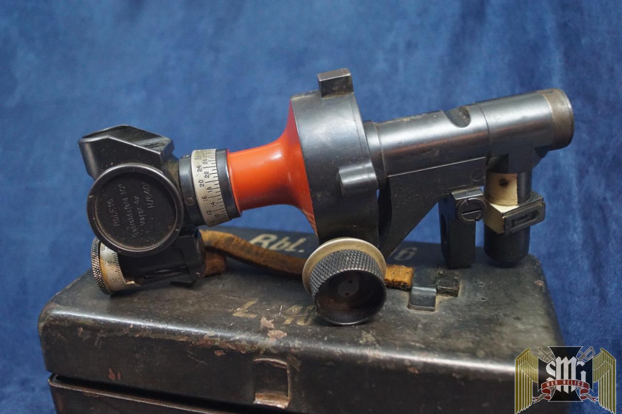 Telescopic Gun Sight By C.P. Goerz Berlin With Transit Case