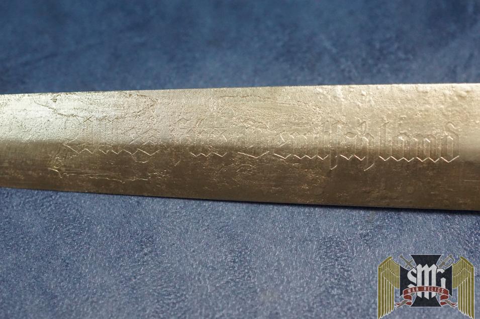 Damaged SA Dagger blade by Kaufmann