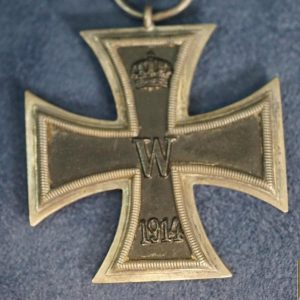 WW1 1914 Iron Cross 2nd class KO Marked loop
