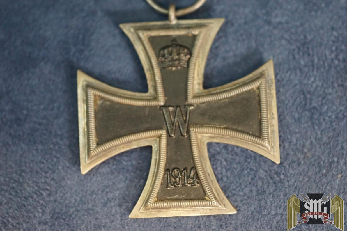 WW1 1914 Iron Cross 2nd class KO Marked loop