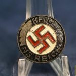 Heim Ins Reich badge in zinc by K&Q