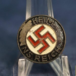 Heim Ins Reich badge in zinc by K&Q