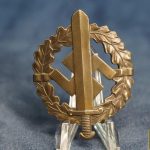 SA sports badge in Bronze numbered